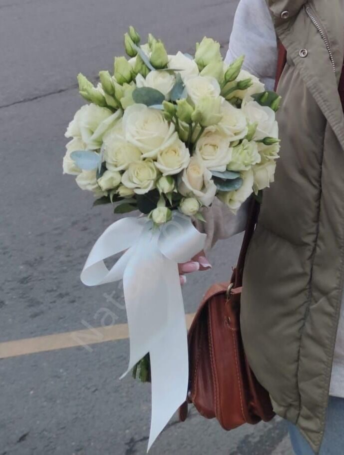 Букет невесты Белоснежка